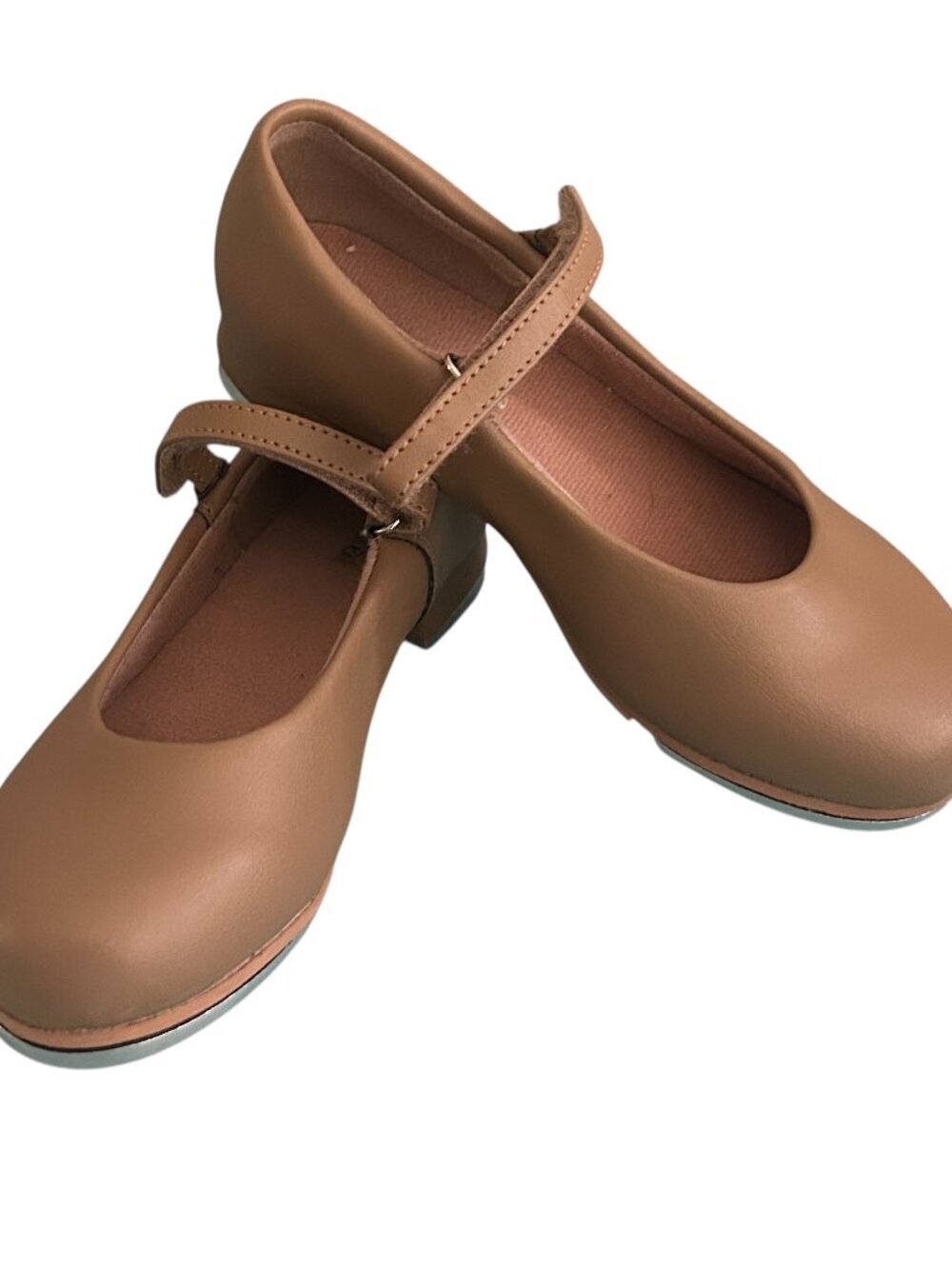 Leo Child Rhythm Tan Tap Shoe Size 10.5 Mary Jane Tap Shoe Dance Class